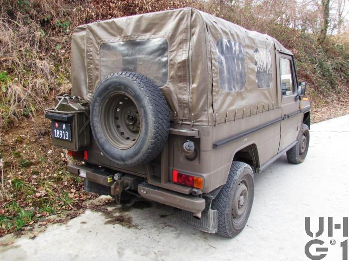 Steyr Puch 230 GE, Pw 0,8t 8Pl 4x4 gl - Leichte Geländewagen - Radfahrzeuge