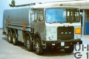 FBW 85 V E4A, Tankw Trst 20'000 l sch 8x4, Strassenzisterne 78