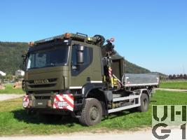 IVECO Trakker AT-N 190 T 45 W, Lastwagen Kipper/Ladekran 4t 4x4
