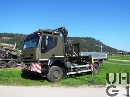 IVECO Trakker AT-N 190 T 45 W, Lastwagen Kipper/Ladekran 4t 4x4