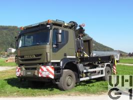 IVECO Trakker AT-N 190 T 45 W, Lastwagen Kipper/Ladekran 4t 4x4