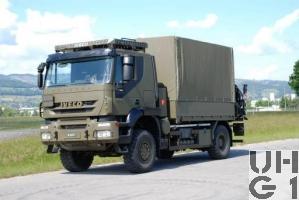  IVECO Trakker AT-N 190 T 36 W, Lastwagen Verdeck/Ladekran 3,4 t 4x4, Foto Armasuisse