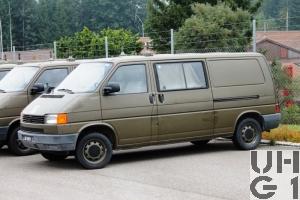 VW Transporter T4 syncro, Fkw Kasten L mit SE-412/AC 4x4