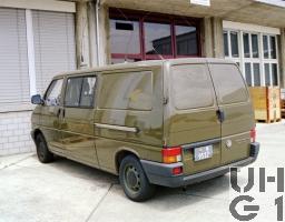 VW Transporter T4 syncro, Fkw Kasten L mit SE-412/AC 4x4