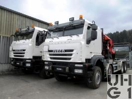  IVECO Trakker AT-N 410 T 50 W-FSA, Conw Sch Gesch Int Kran GG 32t 8x8 Gl