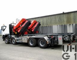  IVECO Trakker AT-N 410 T 50 W-FSA, Conw Sch Gesch Int Kran GG 32t 8x8 Gl