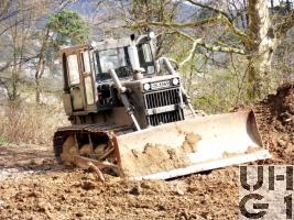  Komatsu D 65 E, Bulldozer 78 mit Seilwinde