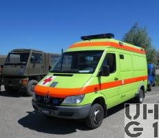 Mercedes Benz 413 CDI Ambw L Rttg 1 Liegepl 4x4 gl