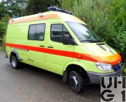 Mercedes Benz 413 CDI, Ambw L Rttg 1 Liegepl 4x4 gl