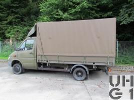 Mercedes Benz 413 CDI 4x4 Lastw L für WA 2,3 t mit WB L Brücke/Verdeck 1,7 t FHS