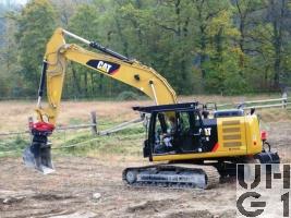 Caterpillar 320E L, Bagger GG 23 t Raupen