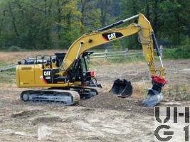 Caterpillar 320E L, Bagger GG 23 t Raupen