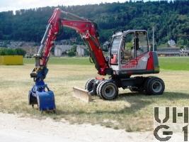 Neuson 6502 WD, Bagger GG 6,4 t gl 4x4