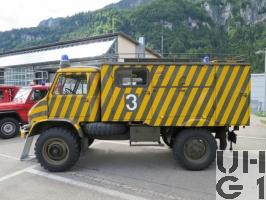  Unimog S 404.113, Löschwagen 62 Pulver 500 kg sch gl 4x4