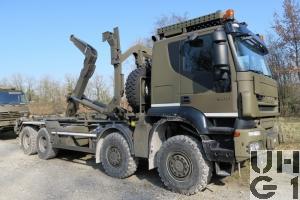 IVECO Trakker AT-N 410 T 50 W/P, Lastw WABRA/HA Con F Seilw 13,7 t 8x8