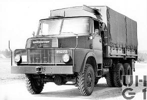 Henschel HS 3-14 HA CH, Lastw 7,7 t gl 6x6 El. Kran