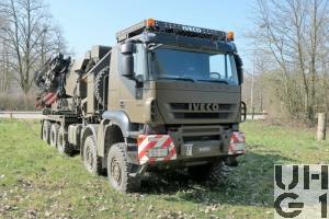 IVECO Trakker AT-N 410 T 50 W-5 Y-FS, 10x8/6 Verlegewagen 5-Achsig zu Ustü Brü 46m DSB