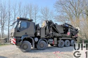 IVECO Trakker AT-N 410 T 50 W-5 Y-FS, 10x8/6 Verlegewagen 5-Achsig zu Ustü Brü 46m DSB