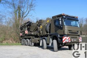 IVECO Trakker AT-N 410 T 50 W-5 Y-FS, 10x8/6 Verlegewagen 5-Achsig zu Ustü Brü 46m DSB