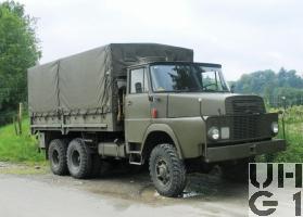 Henschel HS 3-14 HA CH, Lastw 7,9 t gl 6x6 mit Verdeck