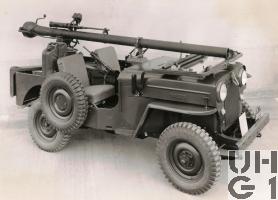 Willys Overland CJ-3B rsf 10,6 cm Pak 58 BAT Jeep 4x4, Foto K+W Thun