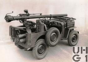 Willys Overland CJ-3B rsf 10,6 cm Pak 58 BAT Jeep 4x4, Foto K+W Thun