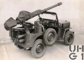 Willys Overland CJ-3B rsf 10,6 cm Pak 58 BAT Jeep 4x4, Foto K+W Thun