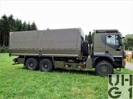  IVECO Trakker AT-N 380 T 45 W, Lastw Verd Seilw 9,5 t Gl 6x6