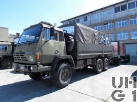 Steyr 1491.320 P40/M, Lastw 9.6 t gl 6x6 mit Sort Wassertransport