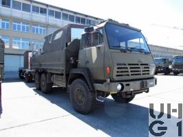 Steyr 1491.320 P40/M, Lastw 9.6 t gl 6x6 mit Sort Wassertransport