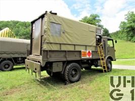 Saurer 4 CM, 5 t 4x4 mit Heli Container