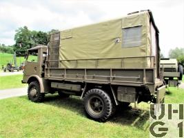 Saurer 4 CM, 5 t 4x4 mit Heli Container