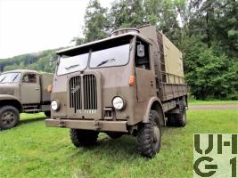 Saurer 4 CM, 5 t 4x4 mit Heli Container