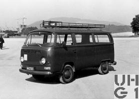 VW Transporter T2, Pw Kombi 9 Pl 4x2, Bild Armasuisse