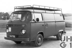 VW Transporter T2, Kabelspleisw l 4x2, Foto Armasuisse