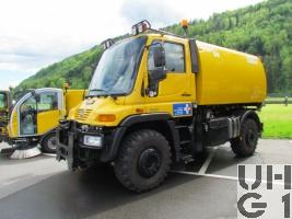 Mercedes Benz Unimog U400, Reinigw sch 01 Flpl Unifant 4x4 gl