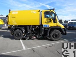 Mercedes Benz Unimog U400, Reinigw sch 01 Flpl Unifant 4x4 gl