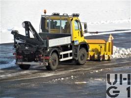 Mercedes Benz Unimog U400, Reinigw sch 01 Flpl Ki 5,6 t 4x4 gl