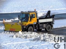 Mercedes Benz Unimog U400, Reinigw sch 01 Flpl Ki 5,6 t 4x4 gl