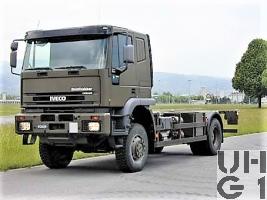 IVECO EuroTrakker MP 190E 35W/P, Lastw F WA Truppe 9,1 t 4x4 gl für Hebebühne, Foto Armasuisse