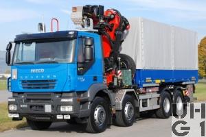 Iveco Trakker AD-N 410 T50/P, Lastw für WA Ladekr Verw 8,4 t 8x4 für Hebu, Foto Armasuisse