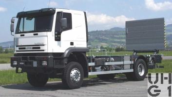 IVECO EuroTrakker MP 190E 35W/P, Lastw WA Verw 9,1 t 4x4 gl für Hebebühne, Foto Armasuisse