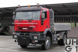 IVECO EuroTrakker MP 190E 44W, Lastw Kipper 7,6 t 4x4 gl für Schneepflug, Foto Josi Zbinden