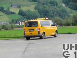 VW Transporter T5 syncro, Eiw Sich D/Mil Flpl 6Pl 4x4 