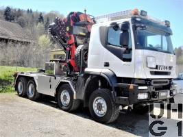 IVECO Trakker AT-N410T50W/P, Sattelschl/Lastw F WA Int Ladekr GG 32t 8x8 gl