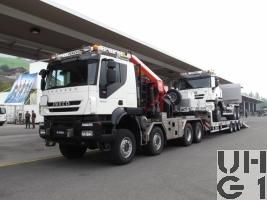 IVECO Trakker AT-N410T50W/P, Sattelschl/Lastw F WA Int Ladekr GG 32t 8x8 gl