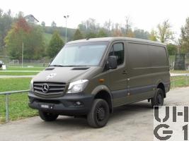 Mercedes Benz 316 CDI, 4x4 Kastenwagen Euro 6 BlueTEC