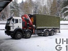 Mercedes Benz 3538 AK, 8x8/4 Kran, CONW SCH INT 8,1