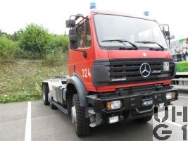 Mercedes Benz Powerliner 2538, 6x4/4 WDB, Wechselaufbauwagen Abroll/Haken sch gl / bgl