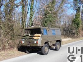 Steyr Puch Pinzgauer 710 K, 4x4, Fkw Kasten L gl mit SE-412/ABC